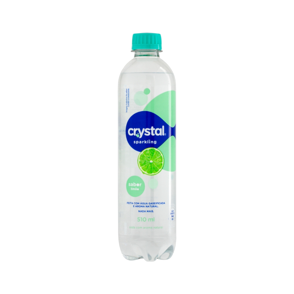 Água Mineral Crystal Limao/camom com gás 510ml