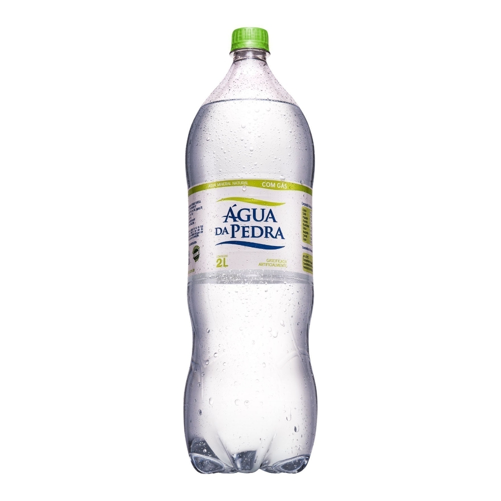 Água Mineral da Pedra com gás 2l