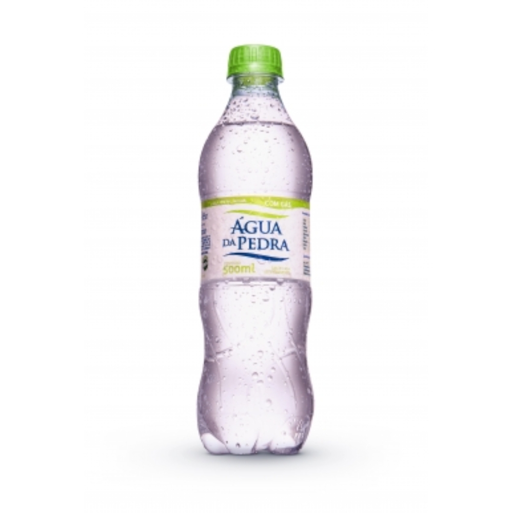 Água Mineral da Pedra com gás 500ml