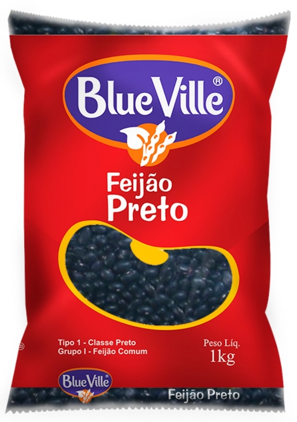 Feijao Blue Ville Preto 1Kg