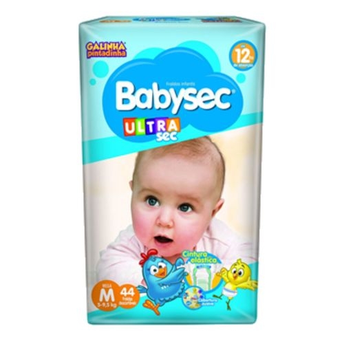 Fralda Galinha Pintadinha Ultrasec M Mega 44