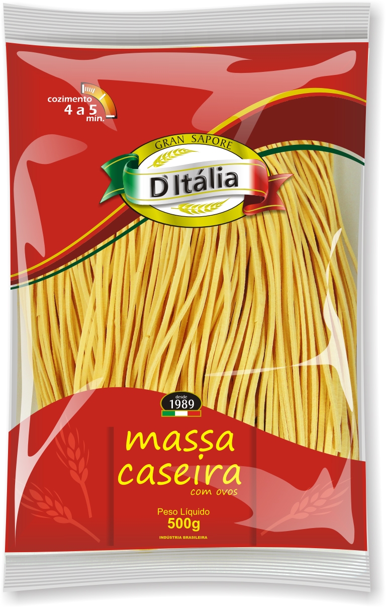 Massa Ditalia Caseira com Ovos Espaguete 400g