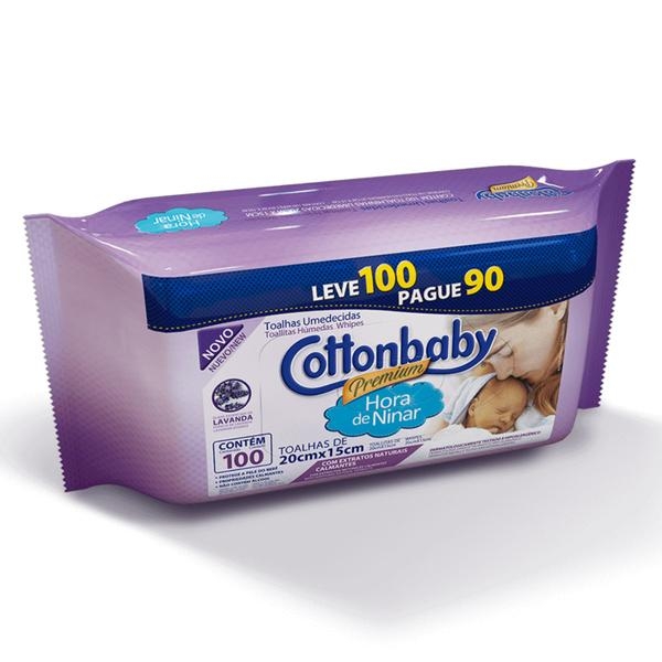 Toalha Umedecida Cottonbaby Premium - leve 100 pague 90